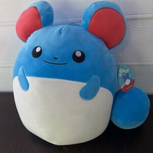 Squishmallow‎ Marill the Mouse Pokémon 16 inch NEW with Tag Jumbo RARE Plush